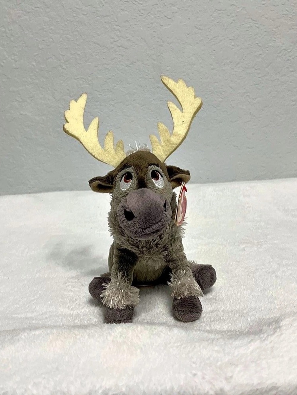 Disney Sven Frozen Ty Beanie Baby Sparkle Plush NWT